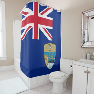 Flag of Saint Helena Shower Curtain
