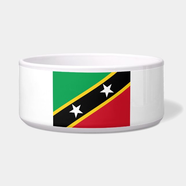 Flag of Saint Kitts and Nevis (Caribbean) (Front)