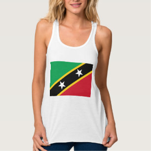 Flag of Saint Kitts and Nevis (Caribbean) Singlet
