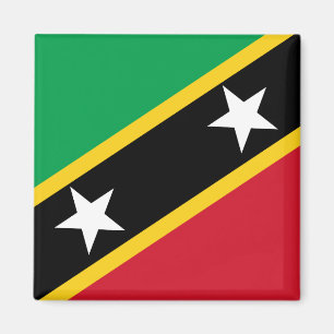 Flag of Saint Kitts and Nevis Magnet