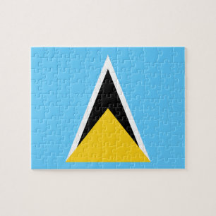 Flag of Saint Lucia Photo Puzzle