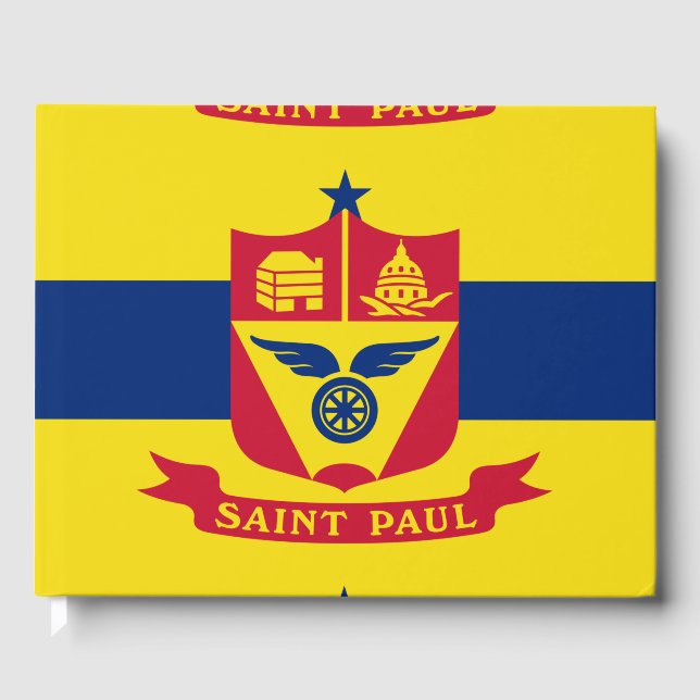 Flag of Saint Paul (Minnesota) Guest Book (Front)
