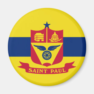 Flag of Saint Paul (Minnesota) Magnet