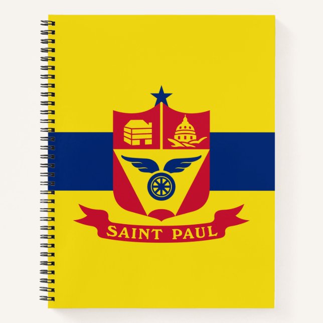 Flag of Saint Paul (Minnesota) Notebook (Front)
