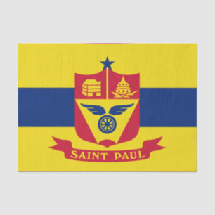 Flag of Saint Paul (Minnesota) Tissue Paper