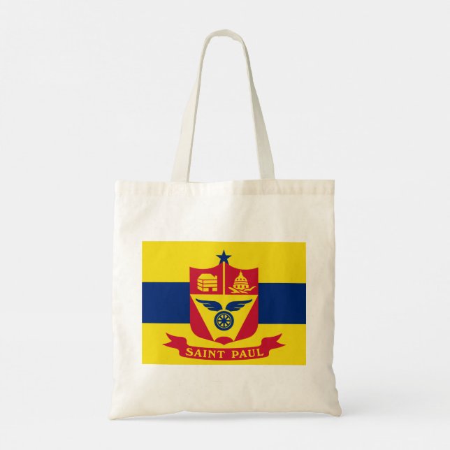 Flag of Saint Paul (Minnesota) Tote Bag (Back)