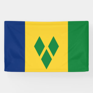 Flag of Saint Vincent and the Grenadines Banner