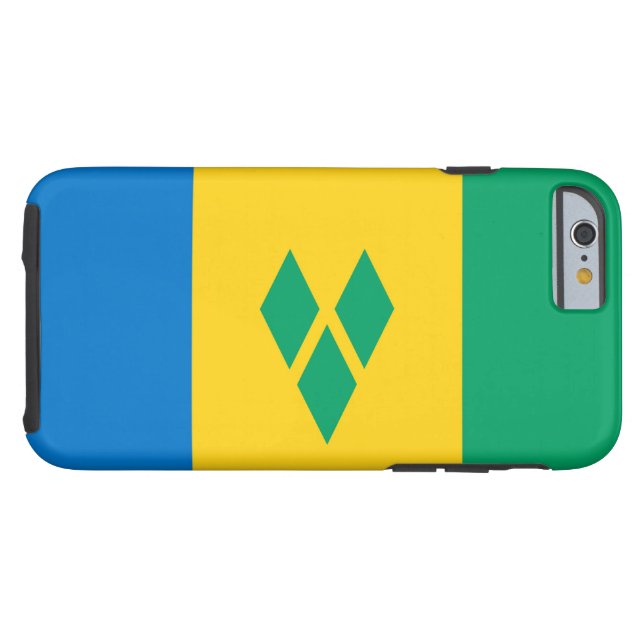 Flag of Saint Vincent and the Grenadines Case-Mate iPhone Case (Back Horizontal)