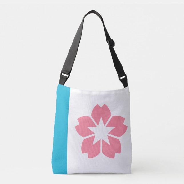 Flag of Salem, Oregon Crossbody Bag (Front)