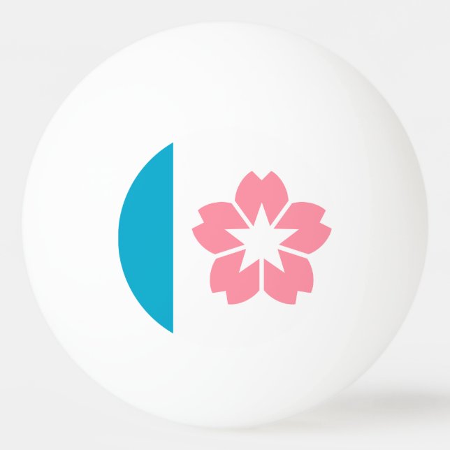 Flag of Salem, Oregon Ping Pong Ball (Front)