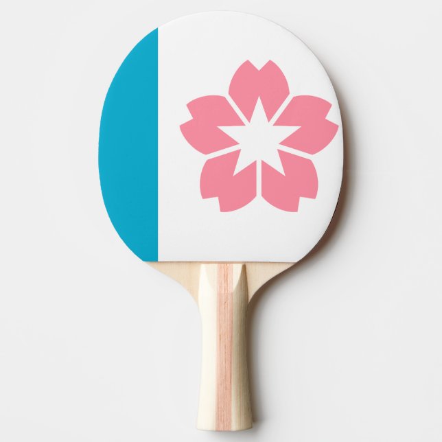 Flag of Salem, Oregon Ping Pong Paddle (Front)