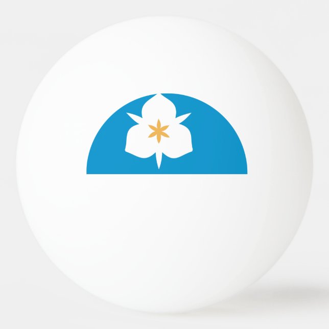 Flag of Salt Lake City, Utah Ping Pong Ball (Front)