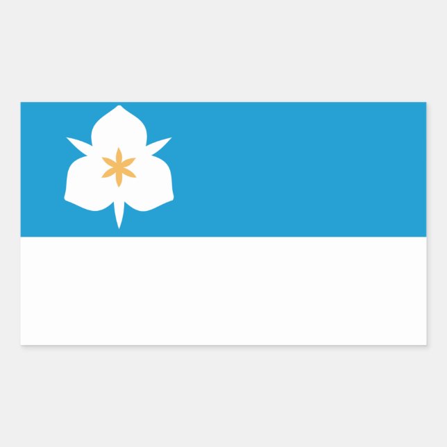 Flag of Salt Lake City, Utah Rectangular Sticker (Front)
