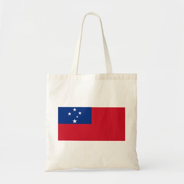 Flag of Samoa Budget Tote Bag (Front)