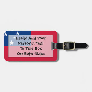 Flag of Samoa Personal Easy ID Luggage Tag