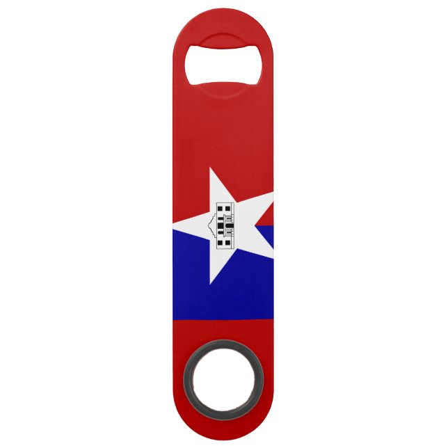 Flag of San Antonio, Texas Bar Key (Front)