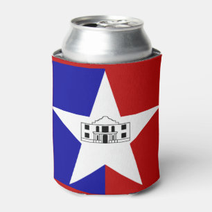 Flag of San Antonio, Texas Can Cooler