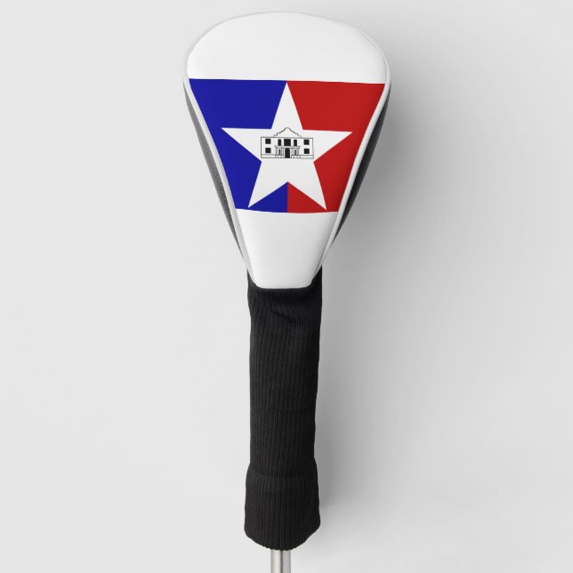 Flag of San Antonio, Texas Golf Head Cover (Front)