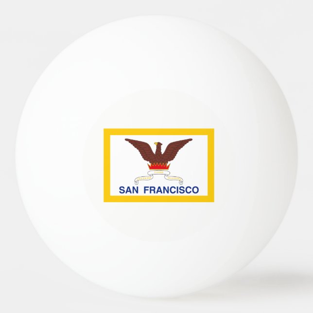 Flag of San Francisco, California Ping-Pong Ball (Front)