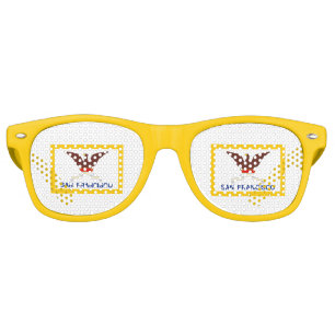 Flag of San Francisco, California Retro Sunglasses