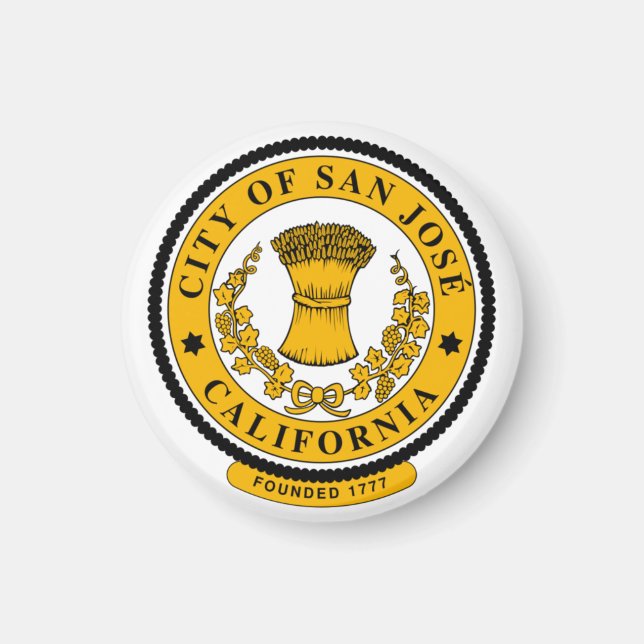 Flag of San Jose, California Magnet (Front)