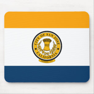 Flag of San Jose, California Mouse Pad