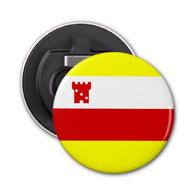 Flag of Santa Barbara, California Bottle Opener (Front)