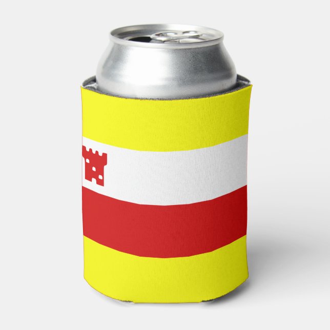 Flag of Santa Barbara, California Can Cooler (Can Front)