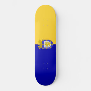 Flag of Santiago (Chilean Capital City) Skateboard