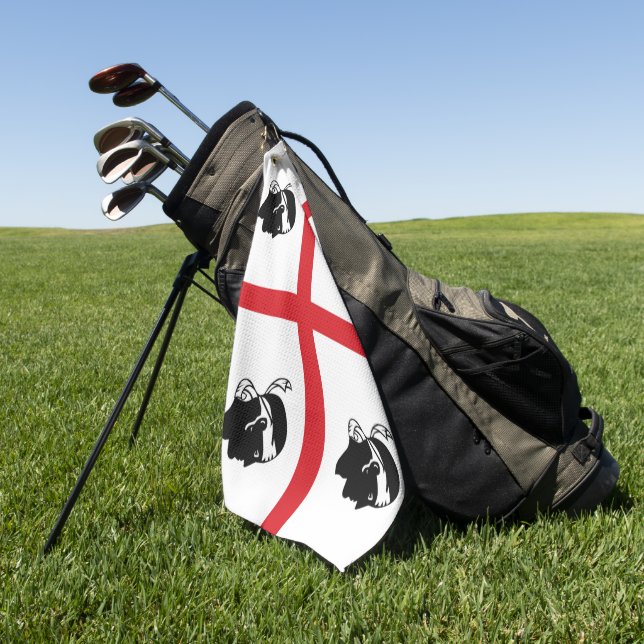 Flag of Sardinia (Italy) Golf Towel (Green)