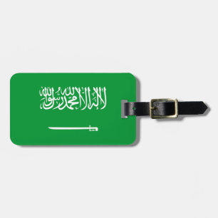 Flag of Saudi Arabia Easy ID Personal Luggage Tag
