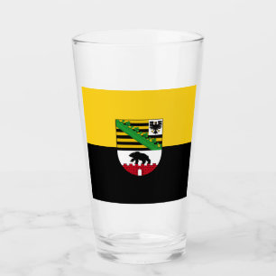Flag of Saxony-Anhalt Glass