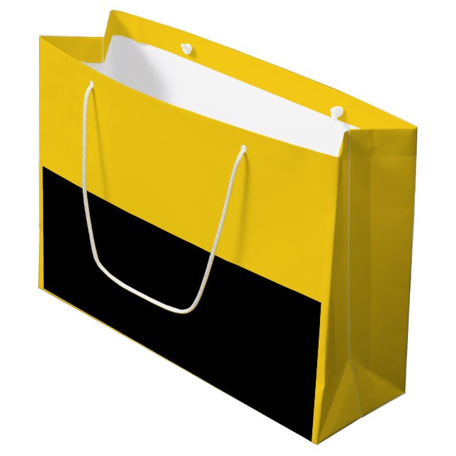 Flag of Saxony-Anhalt Large Gift Bag (Front Angled)