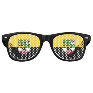 Flag of Saxony-Anhalt Retro Sunglasses