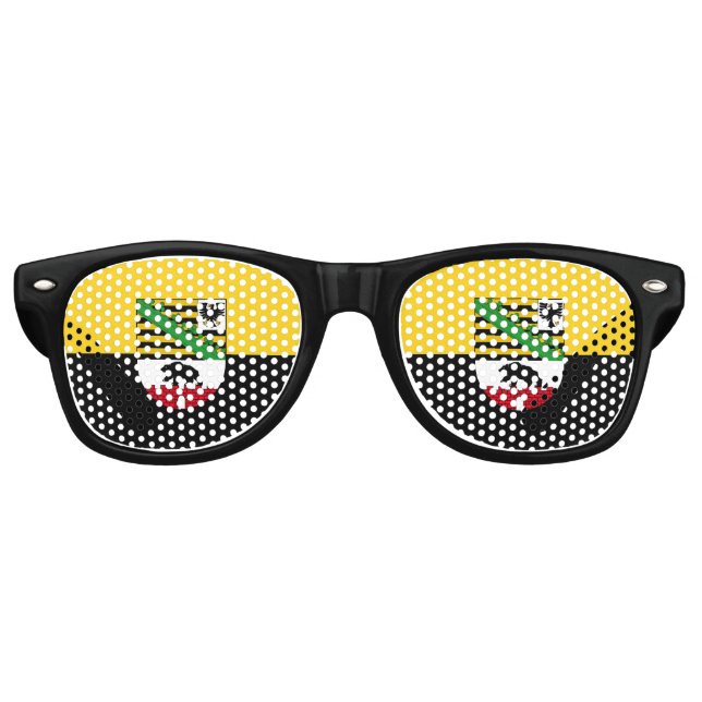 Flag of Saxony-Anhalt Retro Sunglasses (Front)