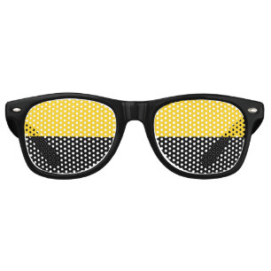 Flag of Saxony-Anhalt Retro Sunglasses