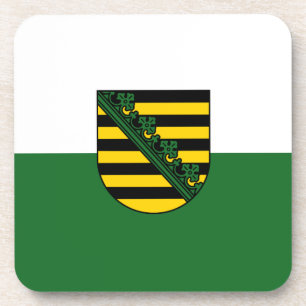 Flag of Saxony Beverage Coaster