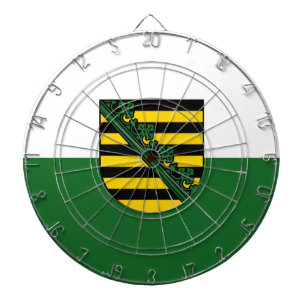 Flag of Saxony Dartboard