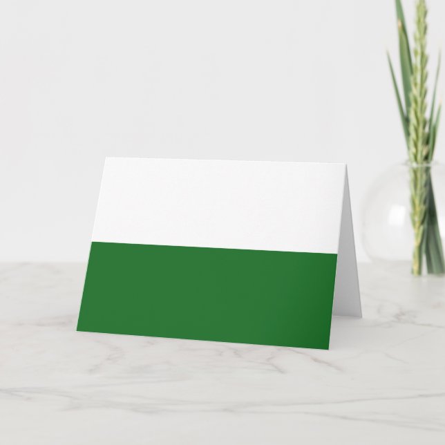 Flag of Saxony (German State) Card (Front)