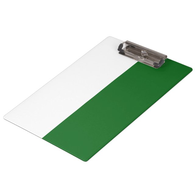 Flag of Saxony (German State) Clipboard (Angled)