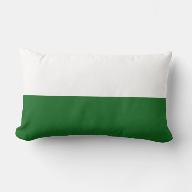 Flag of Saxony (German State) Lumbar Cushion (Front)