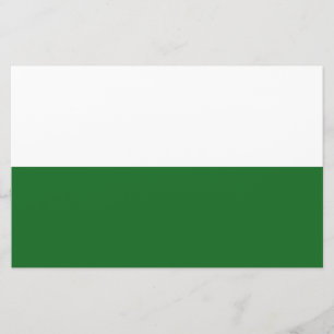 Flag of Saxony (German State) Stationery