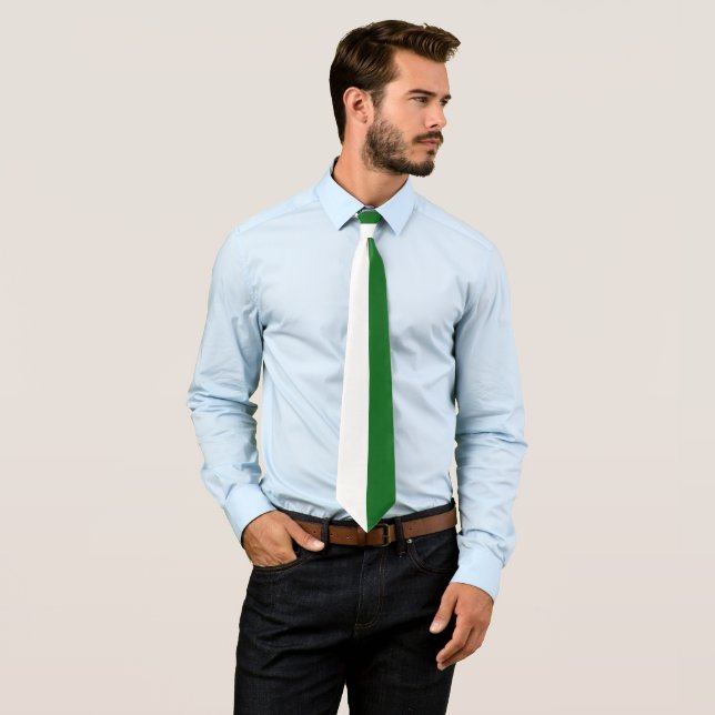 Flag of Saxony (German State) Tie (In Situ)