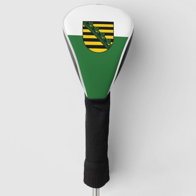 Flag of Saxony Golf Head Cover (Front)