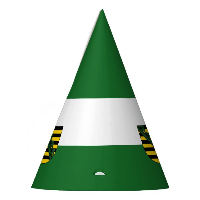 Flag of Saxony Party Hat (Left)