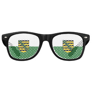 Flag of Saxony Retro Sunglasses