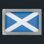 Flag of Scotland - Bratach na h-Alba Belt Buckle<br><div class="desc">Flag of Scotland - Bratach na h-Alba - Banner o Scotland - Saint Andrew's Cross - Saltire</div>