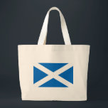 Flag of Scotland - Bratach na h-Alba Large Tote Bag<br><div class="desc">Flag of Scotland - Bratach na h-Alba - Banner o Scotland - Saint Andrew's Cross - Saltire</div>