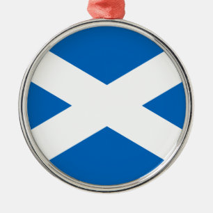 Flag of Scotland - Bratach na h-Alba Metal Tree Decoration