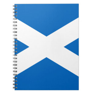 Flag of Scotland - Bratach na h-Alba Notebook
